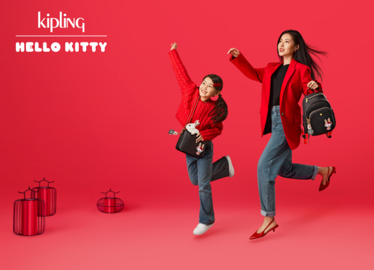 WIN a Kipling x Hello Kitty bag